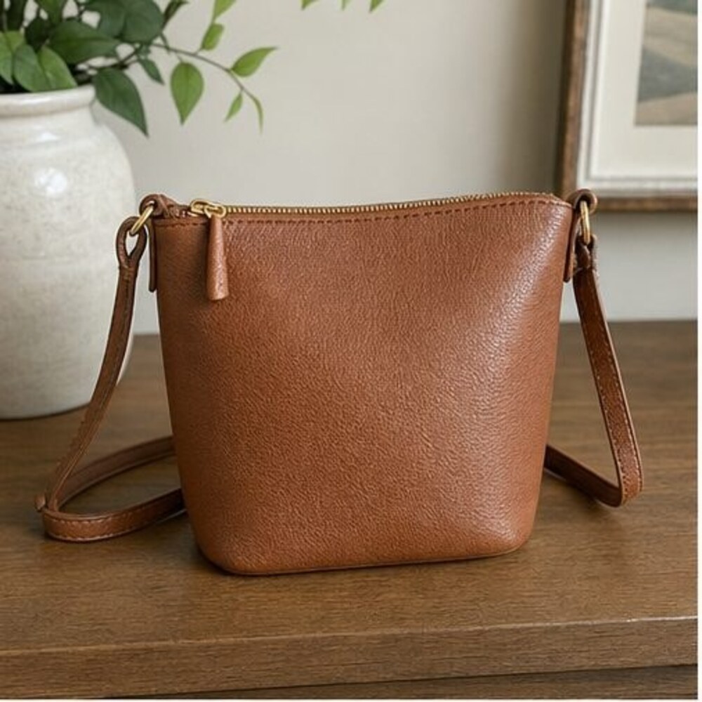 Forest Pebbled Crossbody Bag